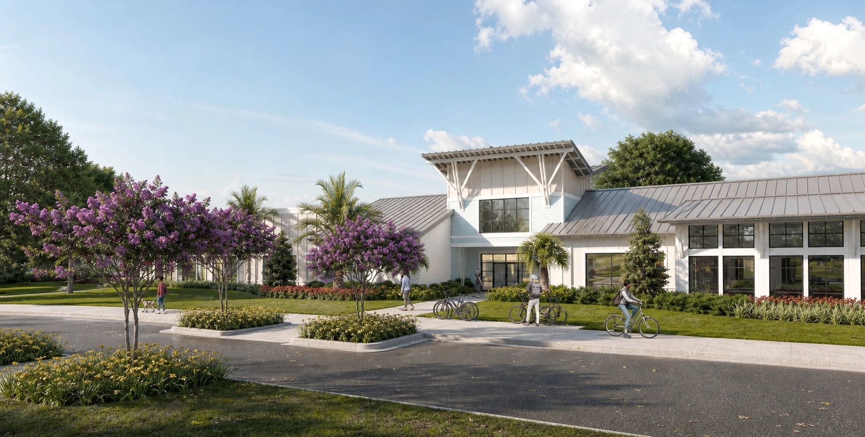 Hospitality development rendering for presentation marketing