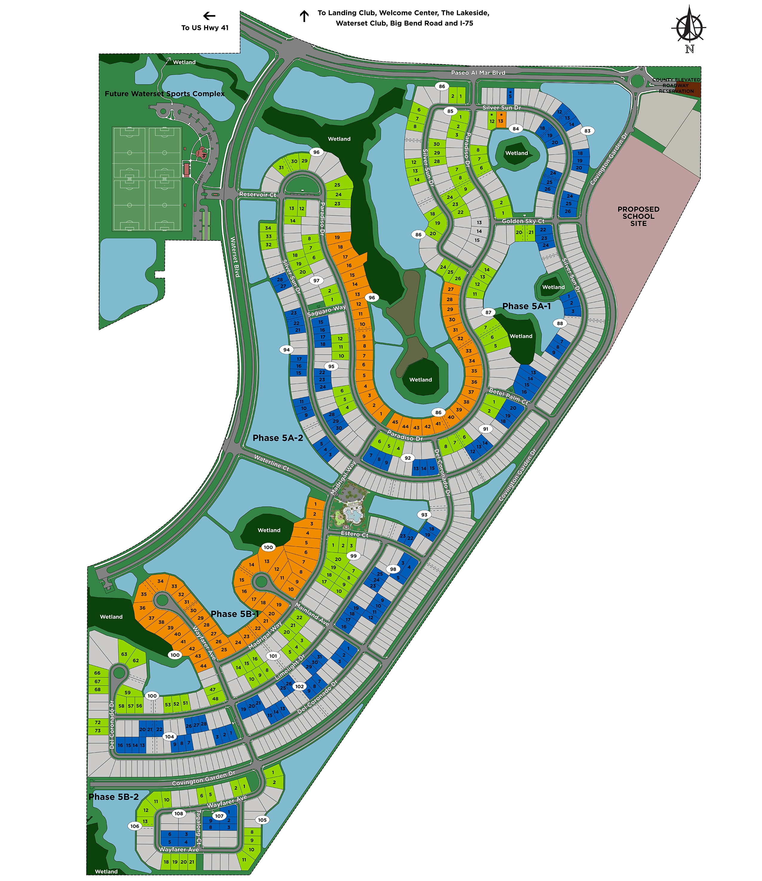 Master planned community rendering in Tampa Florida