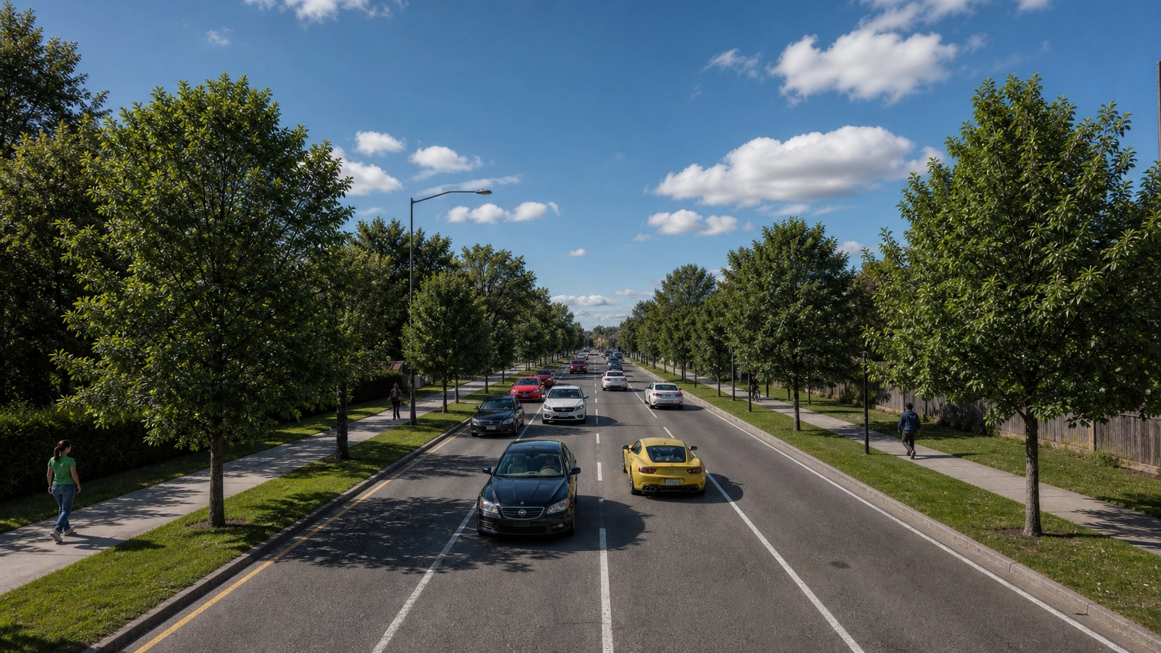 Infrastructure and roadway rendering for community development